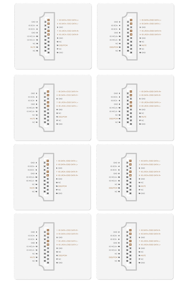 Eversolo T10 : I2S Pinout