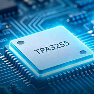 Image showing the TPA3255 chip