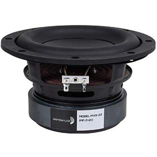 DAYTON AUDIO MX6-22 : longue excursion et graves puissants dans un format compact