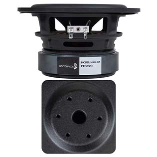 DAYTON AUDIO MX6-22 : conception robuste et refroidissement optimisé