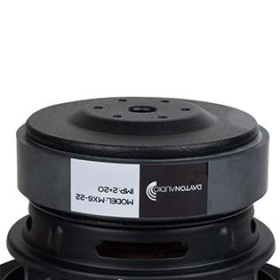 DAYTON AUDIO MX6-22 : distorsion réduite et reproduction précise des basses