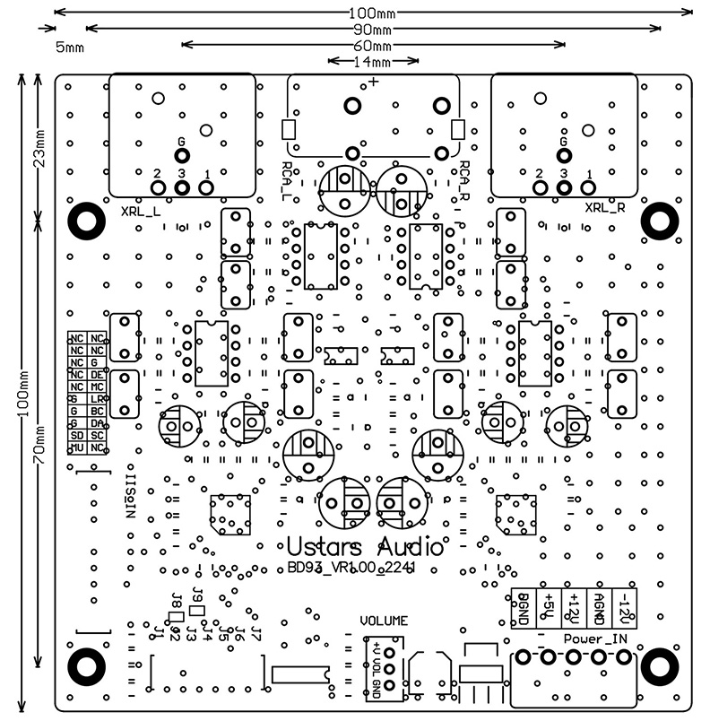 USTARS AUDIO BD93 : Diagram