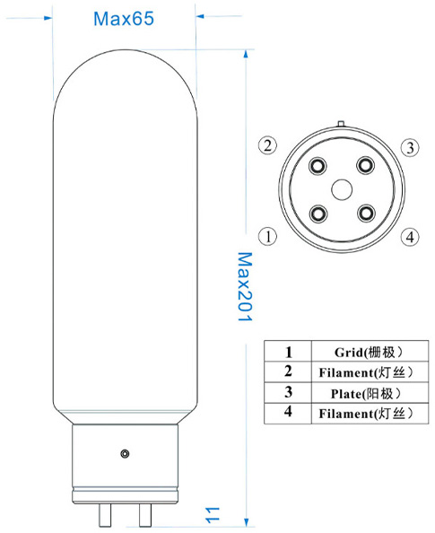 PSVANE AIR 845 : Dimensions