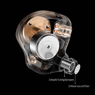 KZ EDZ: Dual Acoustic Damping System