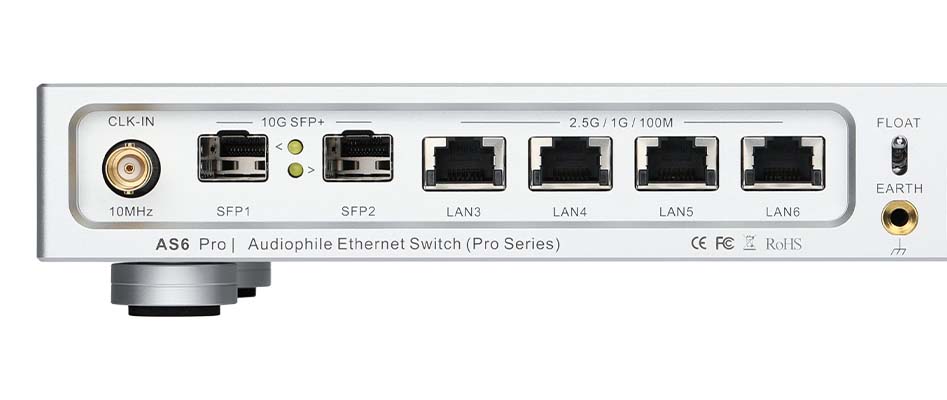 LHY AUDIO AS6 PRO: High-Speed 2.5GbE and 10GbE Connectivity