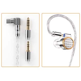 FIIO SNOWSKY OAK NANO: Audiophile Cable with Interchangeable Connectors