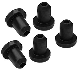 Rubber Cable Grommets: Front View