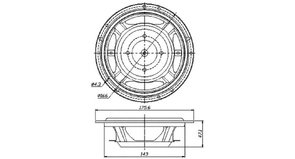 DAYTON AUDIO DS175-PR Diagram