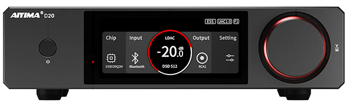 Aiyima D20 : Vue de face