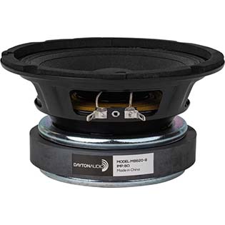DAYTON AUDIO MB620-8 : Haut rendement et forte tenue en puissance