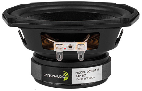 DAYTON AUDIO DC130A-8 : Vue de face