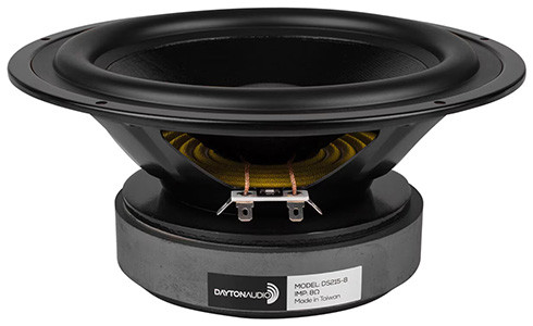 DAYTON AUDIO DS215-8: Front view