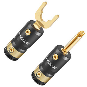 Photo du VIABLUE SC-4 Spade / Banana Jumpers 15cm (Pair)