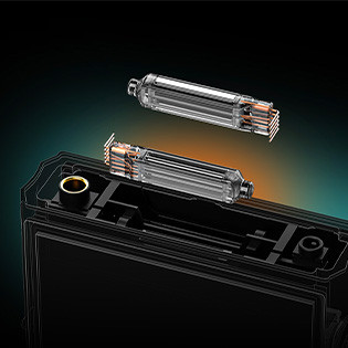 Shanling M7T Master: Photo of the tubes