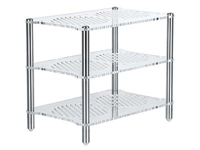 FOSI AUDIO 3-Tier Acrylic HiFi Equipment Rack