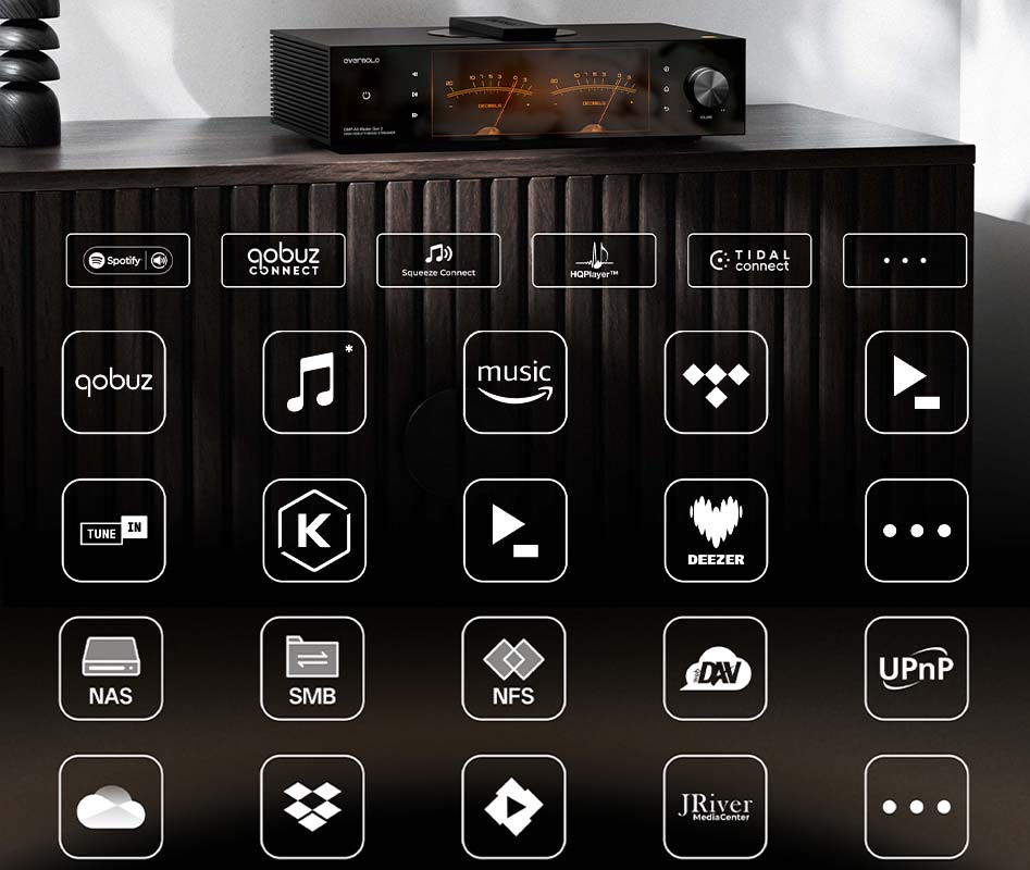 Eversolo DMP-A8 Master Edition Gen 2: Streaming, DLNA and Music Services