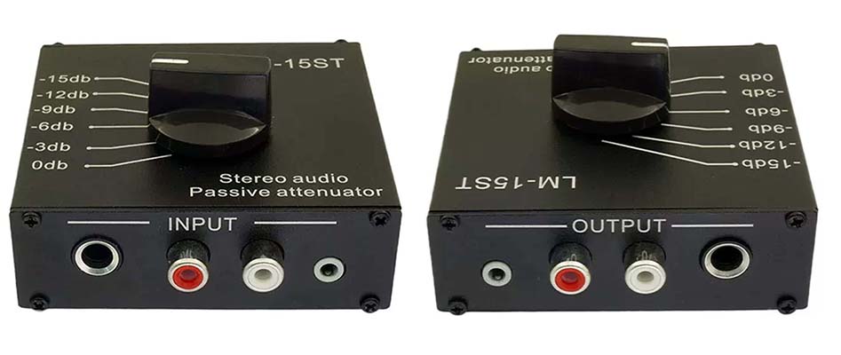 Stereo Passive Volume Attenuator