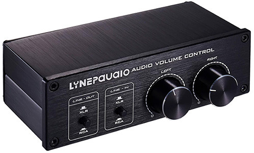 Volume attenuator : Front view