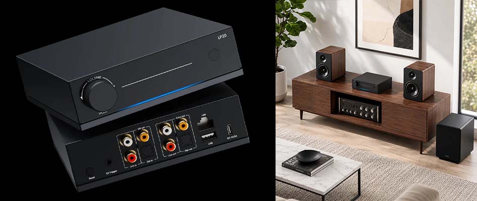 ARYLIC LP20: AKM AK4490 DAC and Comprehensive Connectivity