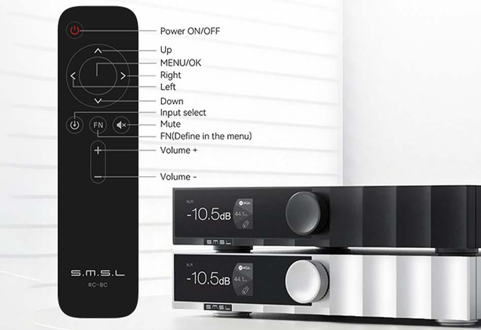 SMSL D400 MK2: Color IPS Display