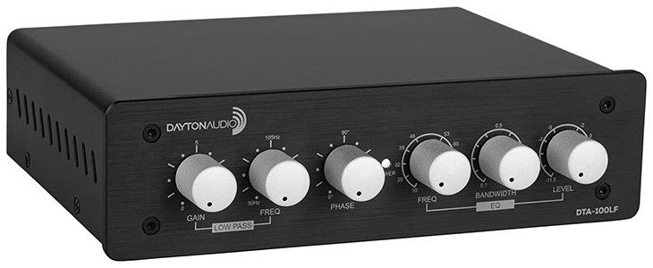 Dayton Audio DTA-100LF: Front view