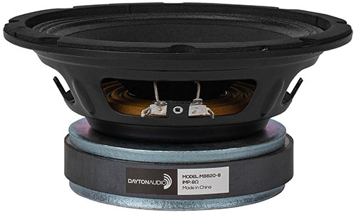 DAYTON AUDIO MB820-8: Front view