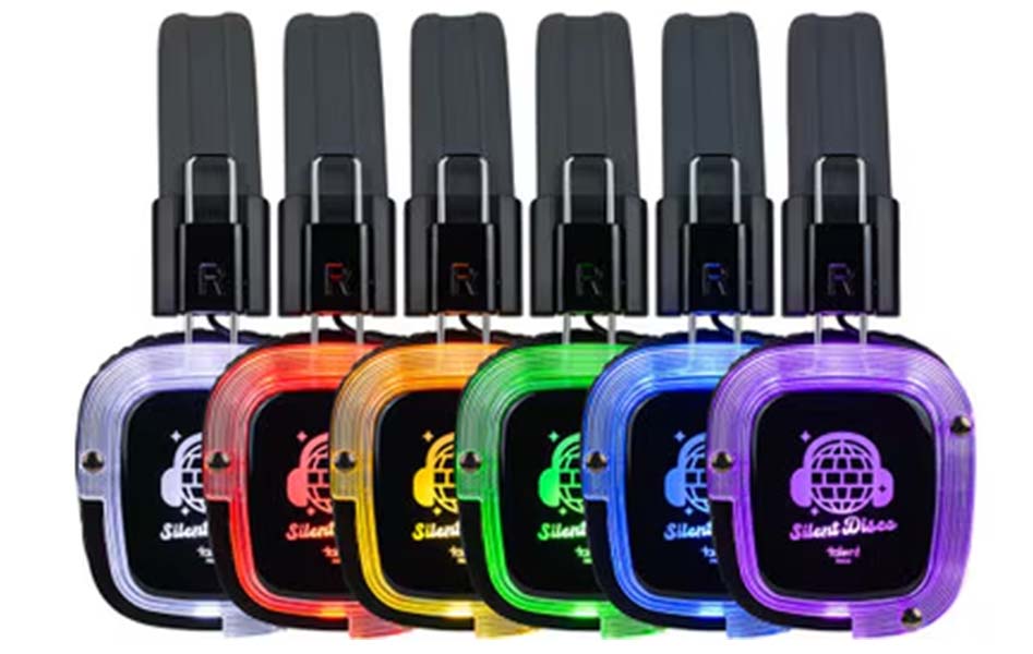 TALENT SILENT DISCO PRISM : LED RGB, confort et autonomie