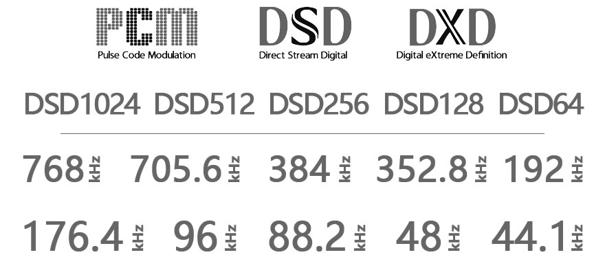 PCM DSD1024 via I2S input port