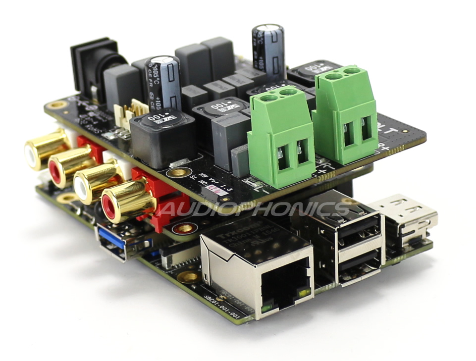 SPARKY SBC + PIANO 2.1 HIFI DAC + ALLO VOLT AMP