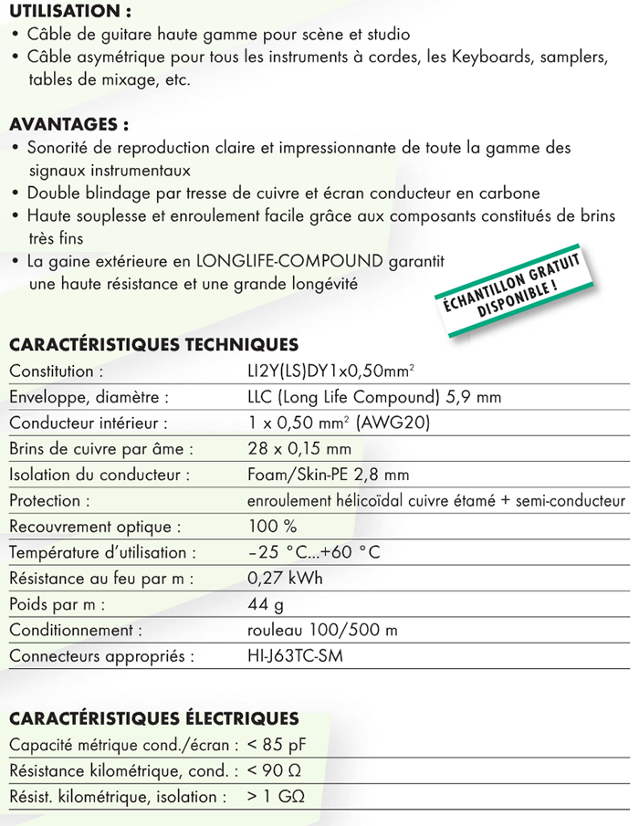 Sommercable TRICONE XXL