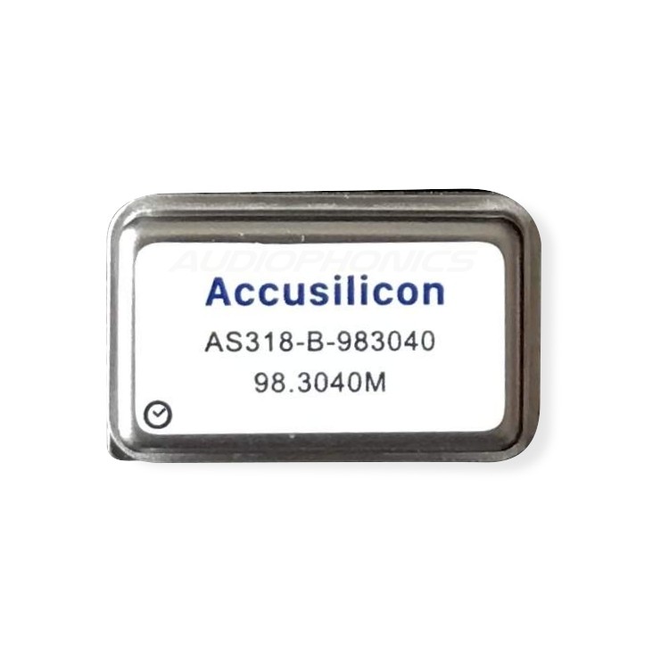 Accusilicon precision crystal oscillator clock