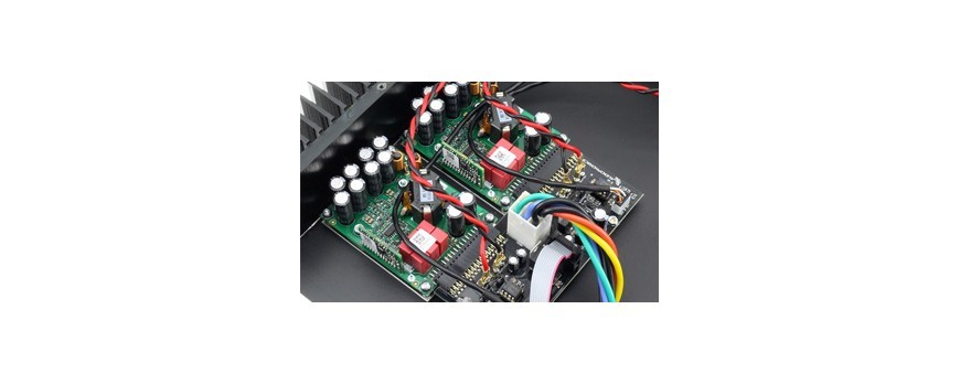 Configurer le gain, bypass et la LED sur les amplificateurs Audiophonics Purifi et NCoreX